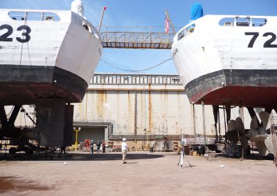 Coast Guard Cutter before Stern Flap (1)